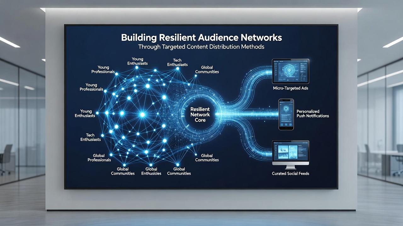 Dashboard showing content performance metrics used for refining audience targeting strategies